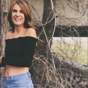 long black sleeve tube top